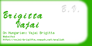 brigitta vajai business card